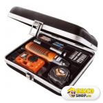 Set 19 piese + surubelnita 6V + detector metale Black & Decker > Scule cu acumulator