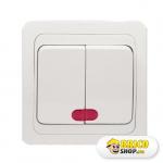 Intrerupator ST Dublu cu Led Build X-ELL > Prize si intrerupatoare