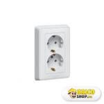 Priza dubla Cariva 2P Legrand > Prize si intrerupatoare