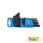 Set de chei Unior cu locas hexagonal in suport de plastic - 220B PH > Seturi de chei