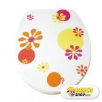 Capac Toilette MDF Flori  Aqua > Accesorii