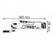 GOP 10,8 V-LI Multi-Cutter - cutie L-BOXX Bosch Scule cu acumulator