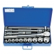 Set de chei Unior  si accesorii 3/4'' in cutie metalica - 197set