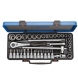Imagine Set de chei Unior cu capete chei tubulare 1/2'' in cutie metalica - 240/1