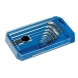 Set de chei Unior cu locas hexagonal in cutie de plastic - 220PB1