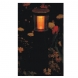 Lampa solara plastic, led rosu Flink
