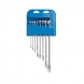Set de chei Unior combinate 8 piese in suport plastic