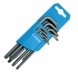 Set de chei Unior cu locas hexagonal cu profil TX in suport de plastic...