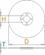 Accesoriu disc taiere metal Unior 115X1,6X22 - 1210 Metal