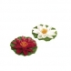 Imagine Decoratiune lac - Nufar plastic - rosu Gardena