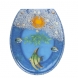 Capac Toilette din Silicon - Crab Aqua