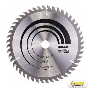 Disc debitare lemn Bosch OptiLine 190x20/16,48 Bosch > Panze ferastrau circular