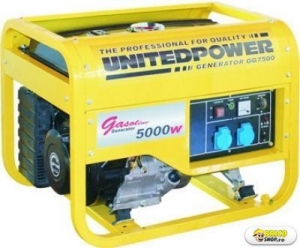 GG 7500-3 E+B - putere 5000W, benzina, pornire electrica, trifazat Stager > Generatoare de uz general