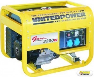 GG 4800 E+B - putere 3200W, benzina, pornire electrica Stager > Generatoare de uz general