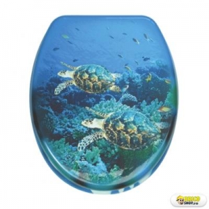 Capac Toilette MDF 2 Testoase  Aqua > Accesorii