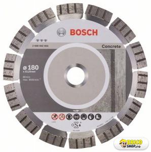 Panza diamantata debitare beton armat Bosch Best, 180 mm, prindere 22.23 mm > Discuri taiere beton