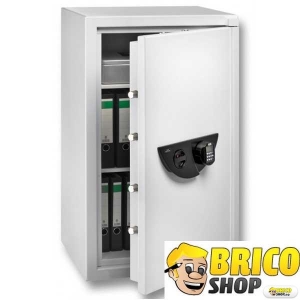Casa de bani Office 114 E, 1096x641x554 mm, 213 kg, cifru electronic, amprenta > Seifuri