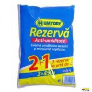 Rezerve 3 x 450 grame pentru Compact Humydry > Dezumidificatoare pe baza de clorura de calciu