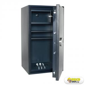 Seif antifoc Rottner PowerSafe 800 EL, cifru electronic, 445x800x400 mm, 55 kg, certificare S2 conform BCE S EN 14450 > Seifuri