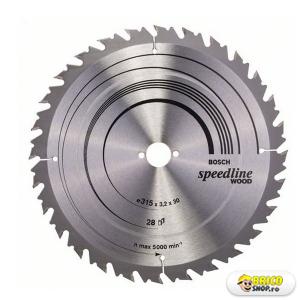 Disc debitare lemn SpeedLine 315X30, 28 dinti,  Bosch > Panze ferastrau circular