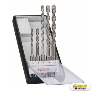 Set Robust Line Bosch SDS PLus, 5 bucati, diametre 5,6,6,8,10 > Seturi burghie