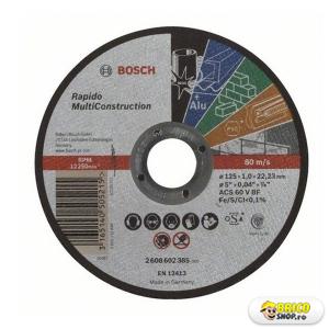 Disc taiere Bosch MultiConstruct 125x1.0 mm > Discuri taiere