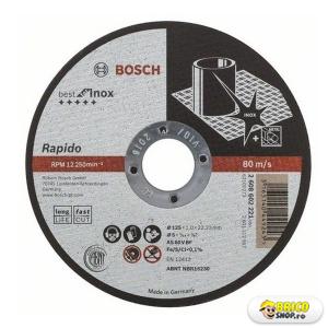 Disc taiere Bosch Rapido LongLife 125x 1.0 mm > Discuri taiere