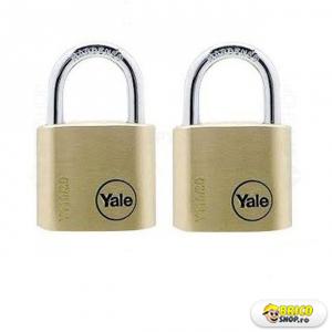 Set doua bucati Lacate alama Yale 30 mm cu cheie unica - Y110/30/117/2 > Lacate