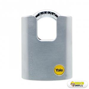 Lacat alama satinata Yale 50 mm cu protectie - Y122/50/123/1 > Lacate