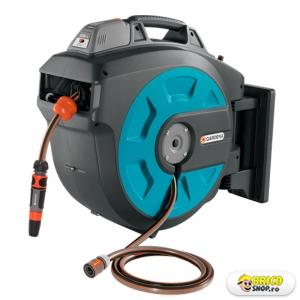 Tambur Gardena electric cu acumulator, furtun 35 metrii inclus > Carucioare si suporti pentru furtun