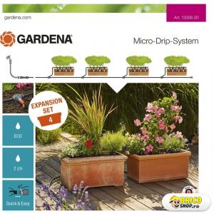 Extensie 4 jardiniere pentru set irigare Gardena 13001 si 13002 > Micro Irigatii