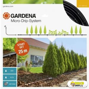 Set irigare Gardena pentru 25 metri brazde de plante > Micro Irigatii