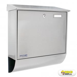 Cutie postala exterior Rottner Expo, 410x385x120 mm, inox > Cutii postale