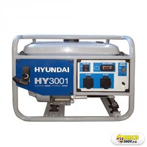Generator curent Hyundai HY3001, 3kw, monofazat, benzina, sfoara > Generatoare de uz general