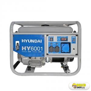 Generator electric Hyundai HY6001, 6kw, monofazat, benzina, sfoara > Generatoare de uz general