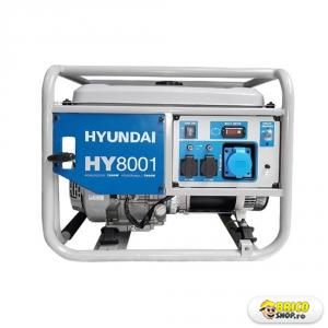 Generator curent electric Hyundai HY8001, 7.5 kw, monofazat, benzina, sfoara > Generatoare de uz general