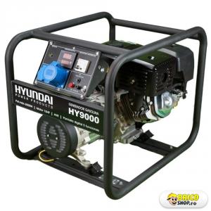 Generator curent electric Hyundai HY9000K, 6 kw, monofazat, benzina, sfoara > Generatoare de uz general