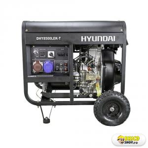 Generator curent diesel Hyundai DHY8500LEK-T, 5 kw, trifazat, motorina, pornire electrica > Generatoare de uz general
