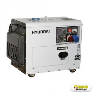 Generator curent diesel Hyundai DHY8600SE, 6 kw, monofazat, motorina, optiune automatizare > Generatoare de uz general