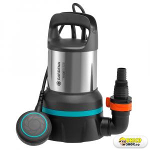 Pompa submersibila apa curata Gardena 11000 Inox, Qmax 11000 l/h, Hmax 7 m, 300W, plutitor > Pompe submersibile de drenaj