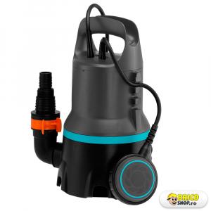 Pompa submersibila apa murdara Gardena 9000, Qmax 9000 l/h, Hmax 6 m, 300W, plutitor > Pompe submersibile de drenaj