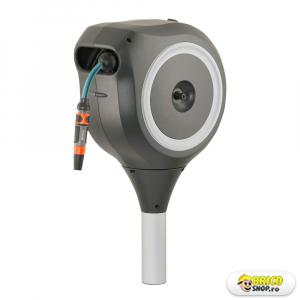 Tambur furtun gradina Gardena 18616 dispozitiv automat RollUp M 20 metri > Furtun gradina