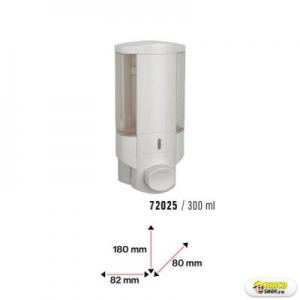 Dozator Bisk  300 ML ALB > Dozatoare sapun