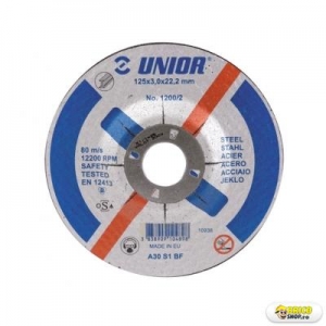 Accesoriu disc taiere metal Unior 115X3X22 - 1200/2 > Metal