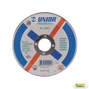 Accesoriu disc taiere piatra Unior 115X3X22 - 1205/1 > Piatra