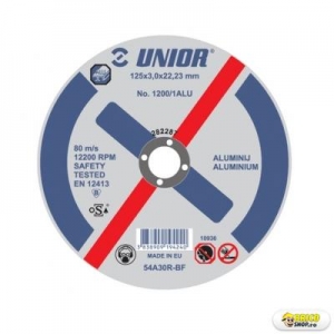 Accesoriu disc taiere metal Unior 115 x3 x22 - 1200/1 ALU > Metal