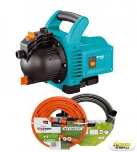 Pompa Gardena 3000/4 JET + Set furtune > Pompe electrice de suprafata