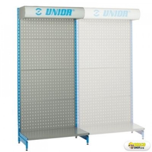 Expozitor aditional cu perforari universale si iluminare - 995 E1L Unior > Panouri de prezentare