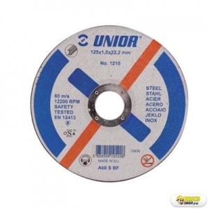 Accesoriu disc taiere metal Unior 115X1X22 - 1210 > Metal