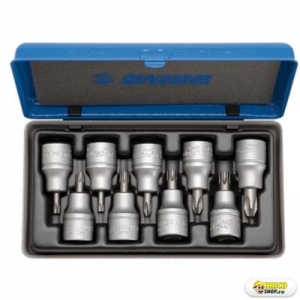 Set de chei Unior tubulare cu profil surubelnita 1/2'' in cutie metalica - 192/10 > Seturi de chei